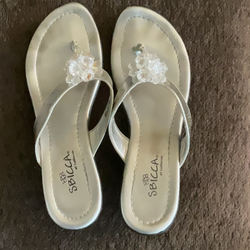 Sbicca Women's Silver Sandals